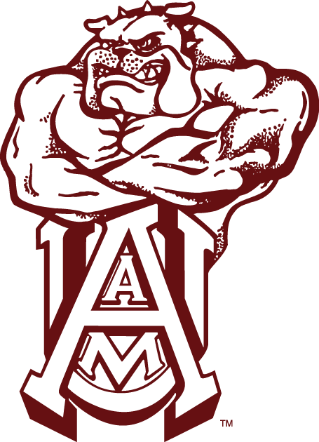 Alabama A&M Bulldogs 1980-Pres Alternate Logo v3 DIY iron on transfer (heat transfer)...